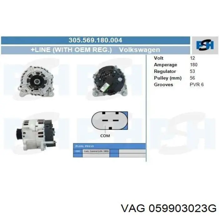 059903023G VAG Gerador