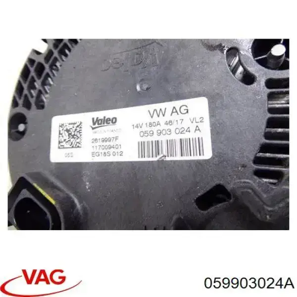 Gerador VAG 059903024A preço, a partir de 414,44 USD