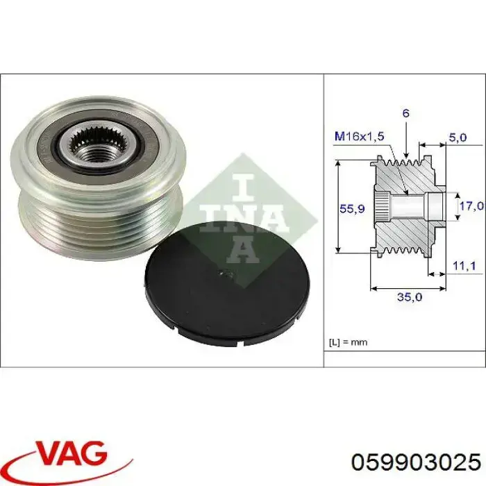 059903025 VAG Gerador