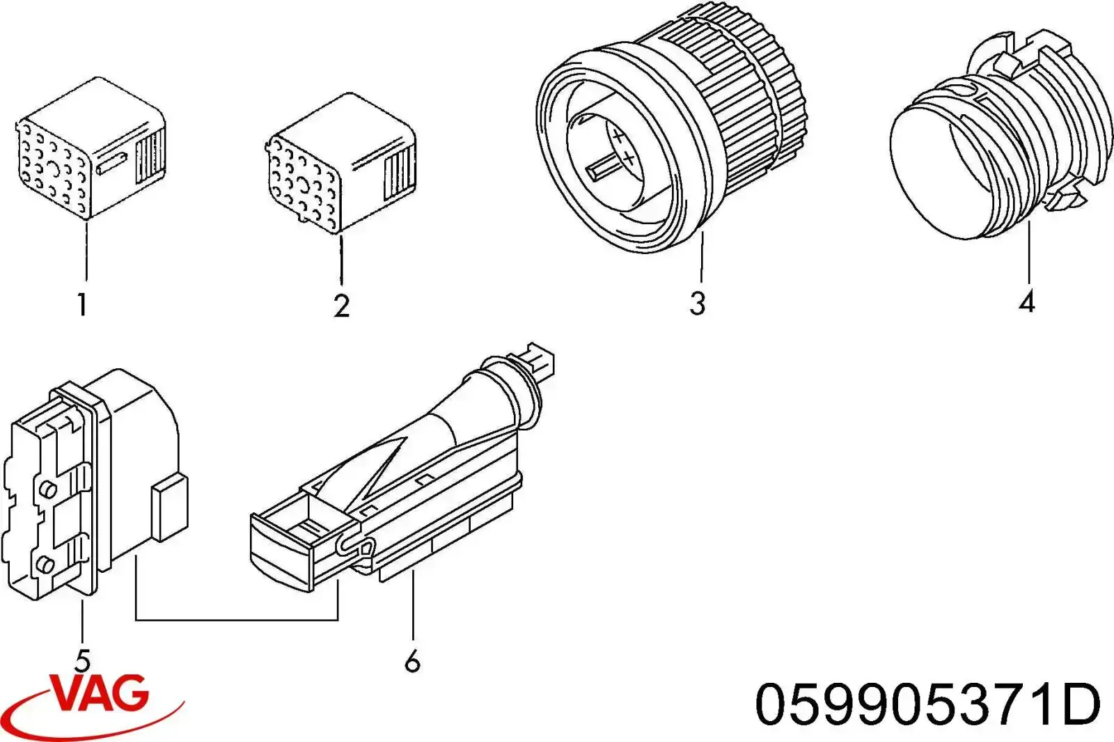  VAG 059905371D preço, a partir de 46,73 USD