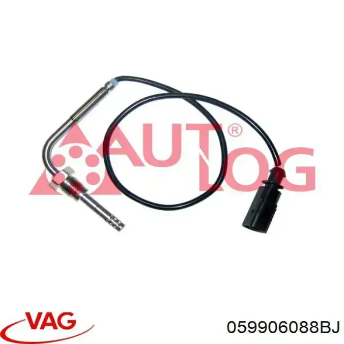 Compre 059906088BJ VAG Sensor de temperatura dos gases de escape (GE), antes de turbina