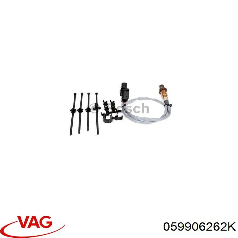 Compre 059906262K VAG Sonda lambda, sensor de oxigênio até o catalisador