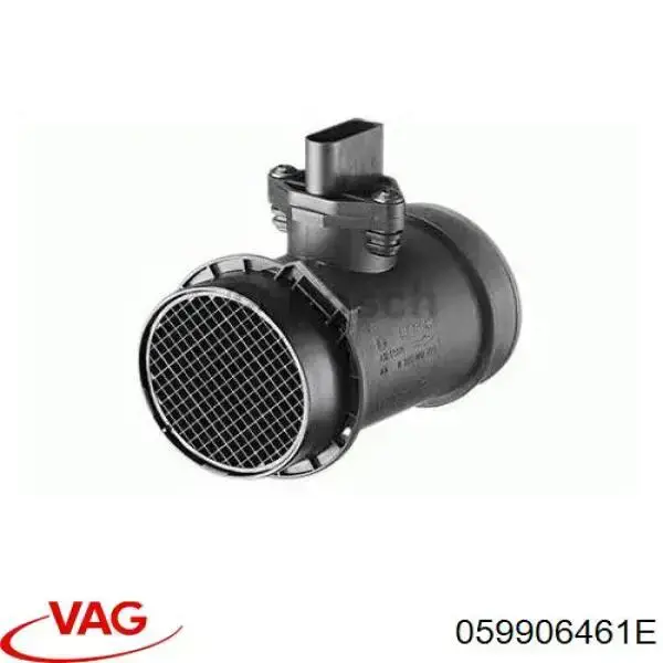 059906461E VAG Sensor de fluxo (consumo) de ar, medidor de consumo M.A.F. - (Mass Airflow)
