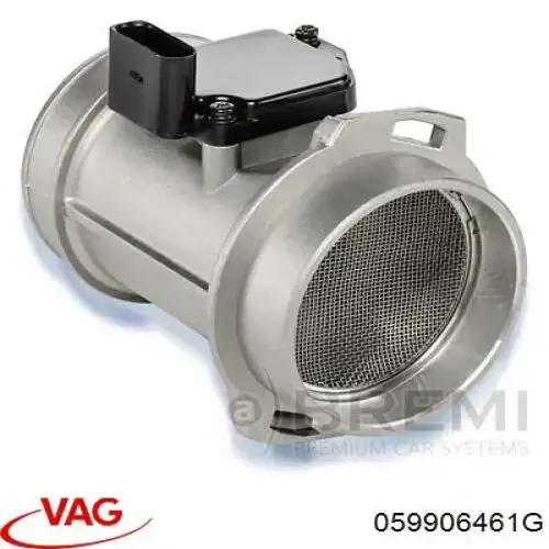 059906461G VAG Sensor de fluxo (consumo) de ar, medidor de consumo M.A.F. - (Mass Airflow)