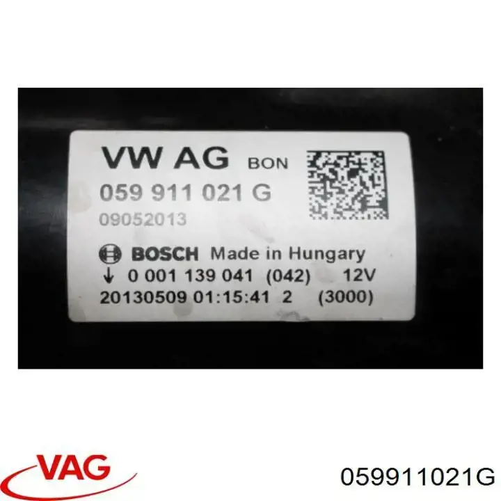 Compre 059911021G VAG Motor de arranco