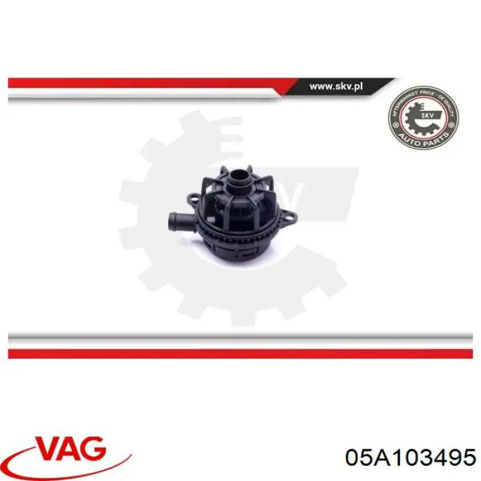 Separador de óleo (separador) do sistema de ventilação de cárter VAG 05A103495 preço, a partir de 52,97 USD