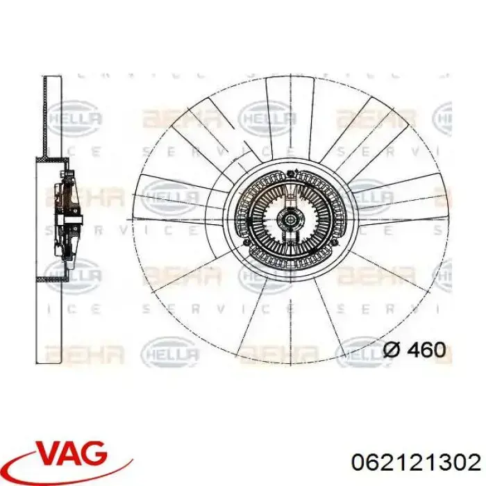 062121302 VAG Acoplamento viscoso de ventilador de esfriamento