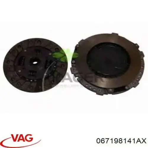 Kit de embraiagem (3 peças) VAG 067198141AX preço, a partir de 98,33 USD