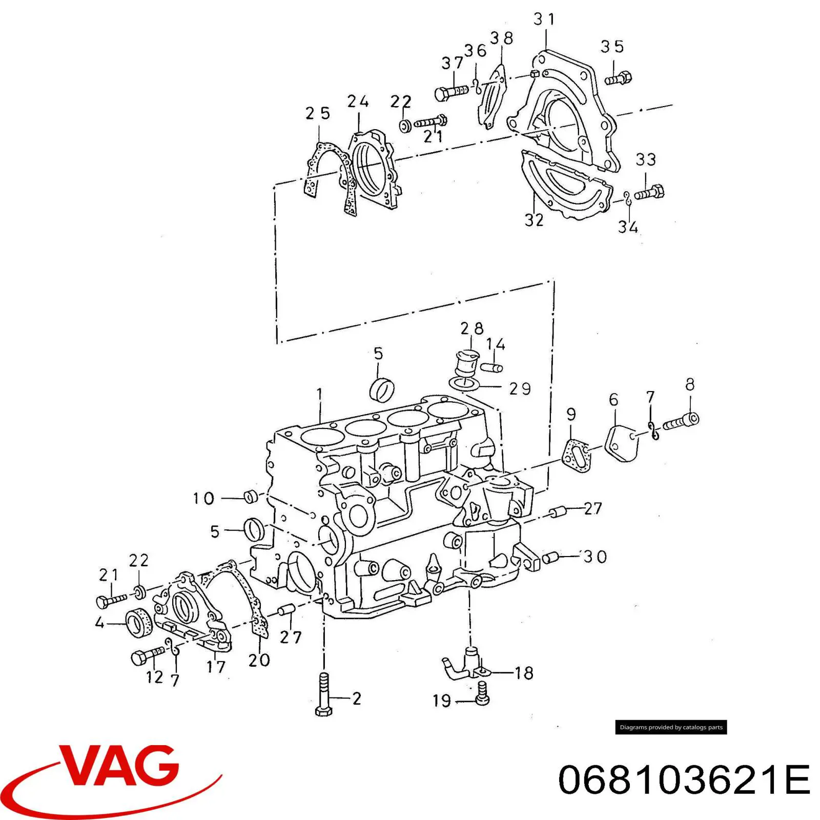  VAG 068103621E preço, a partir de 117,20 USD
