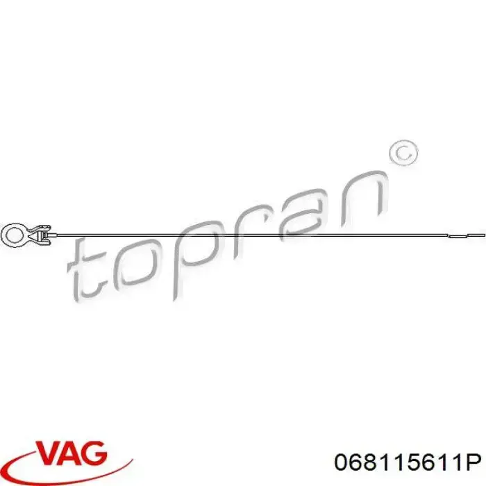 Sonda (indicador) do nível de óleo no motor VAG 068115611P preço, a partir de 3,44 USD