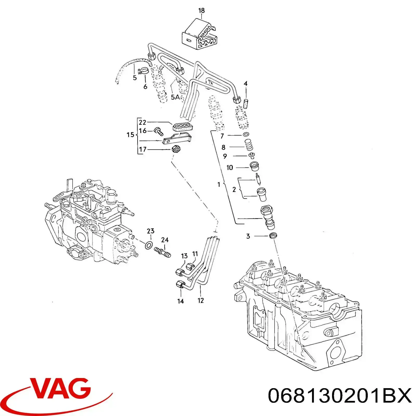 Injetor de injeção de combustível VAG 068130201BX preço, a partir de 23,84 USD