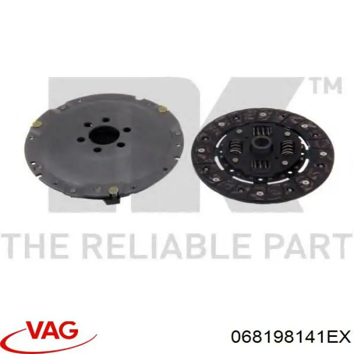 Kit de embraiagem (3 peças) VAG 068198141EX preço, a partir de 98,27 USD