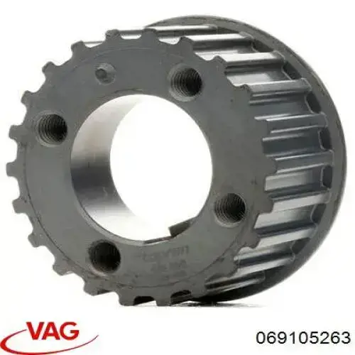 Engrenagem de cadeia da roda dentada de acionamento de cambota de motor VAG 069105263 preço, a partir de 16,25 USD