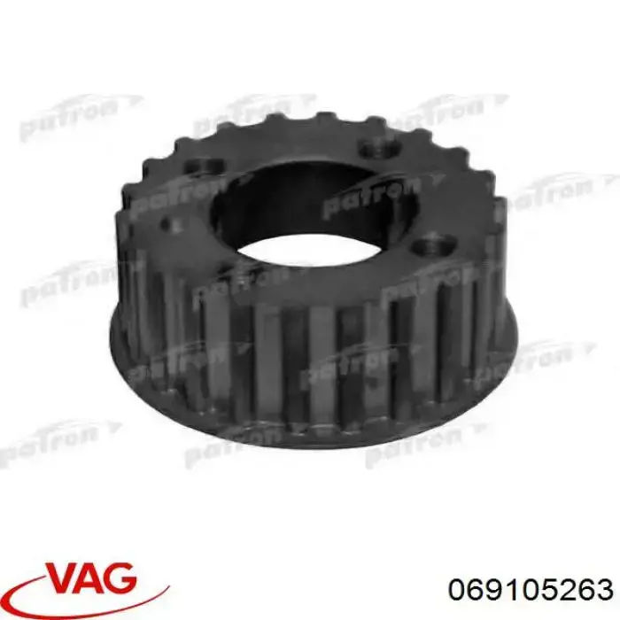 Compre 069105263 VAG Engrenagem de cadeia da roda dentada de acionamento de cambota de motor