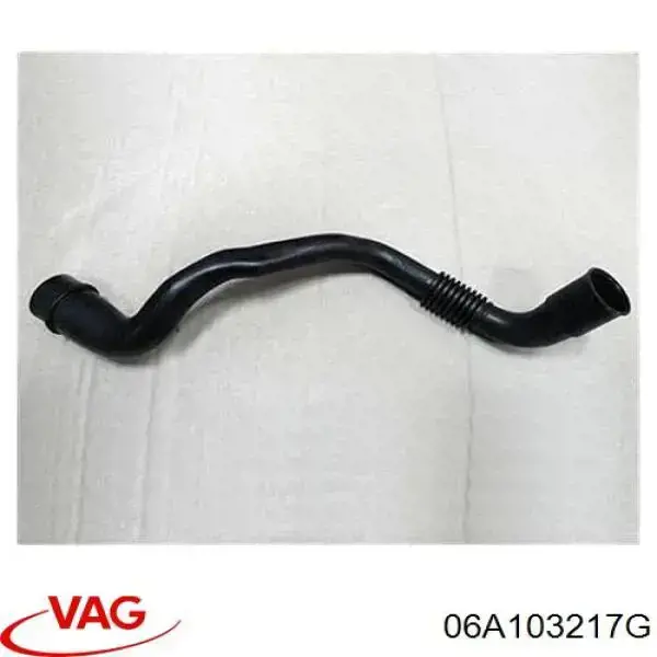 06A103217G VAG Cano derivado de ventilação de cárter (de separador de óleo)