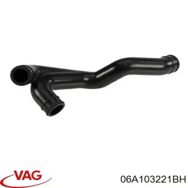 Cano derivado de ventilação de cárter (de separador de óleo) VAG 06A103221BH preço, a partir de 24,00 USD