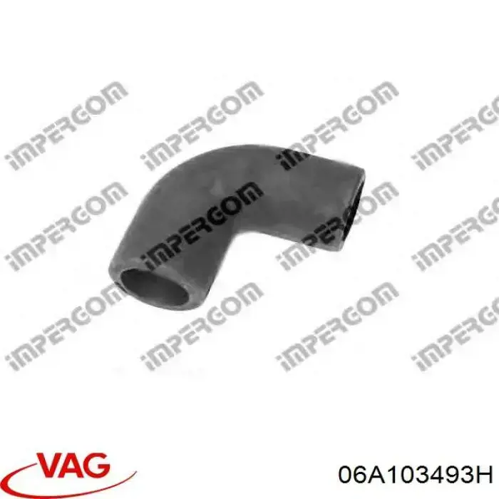 Cano derivado de ventilação de cárter (de separador de óleo) VAG 06A103493H preço, a partir de 11,21 USD