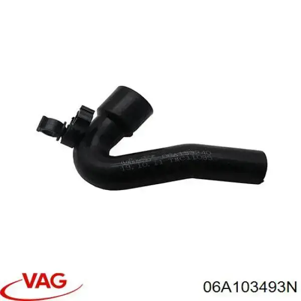 Compre 06A103493N VAG Cano derivado de ventilação de cárter (de separador de óleo)