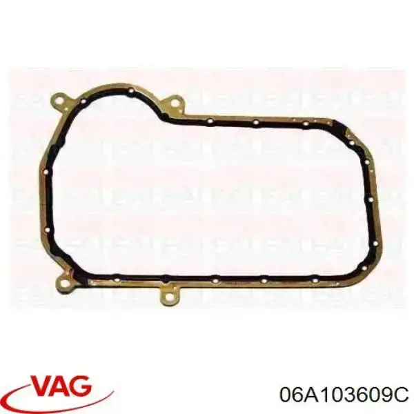Compre 06A103609C VAG Vedante de panela de cárter do motor
