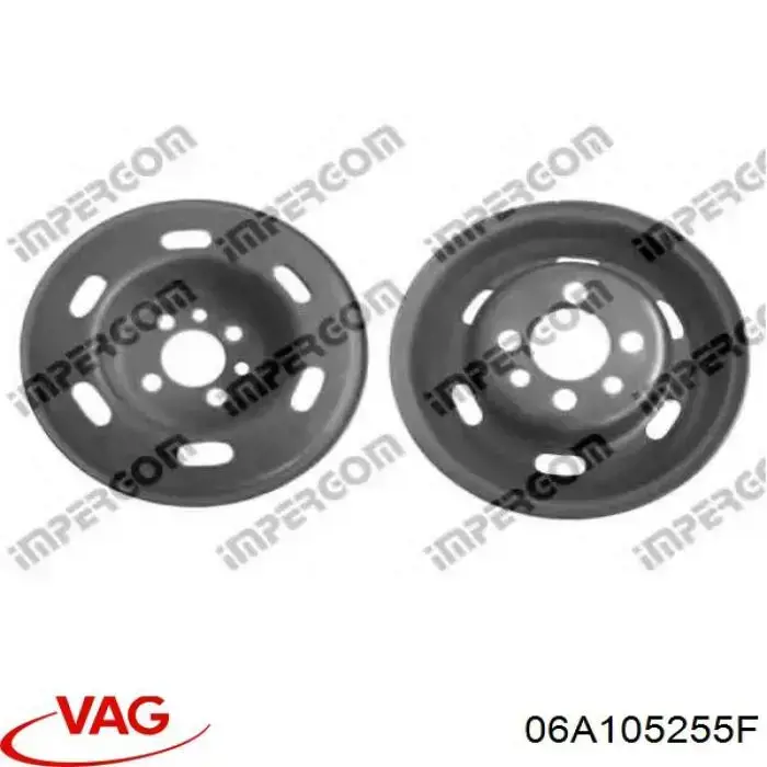 Compre 06A105255F VAG Polia de cambota