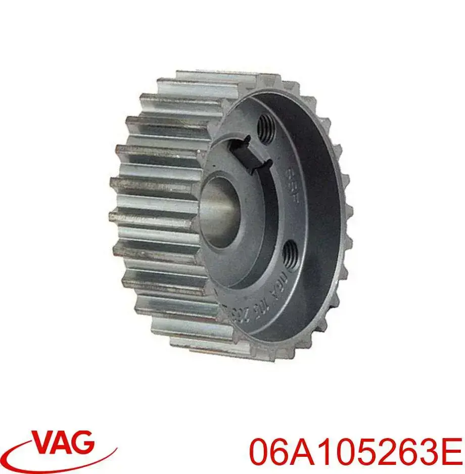 Engrenagem de cadeia da roda dentada de acionamento de cambota de motor VAG 06A105263E preço, a partir de 13,89 USD