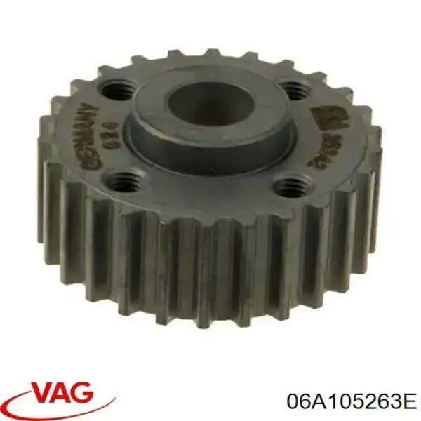Compre 06A105263E VAG Engrenagem de cadeia da roda dentada de acionamento de cambota de motor