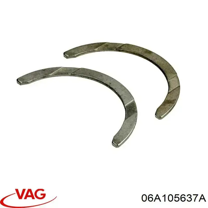 6A105637A VAG Semianel de suporte (de carreira) de cambota, STD, kit