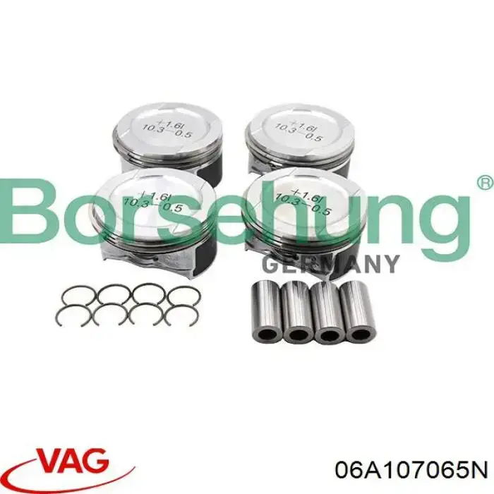 Pistão do kit para 1 cilindro, STD VAG 06A107065N preço, a partir de 88,77 USD
