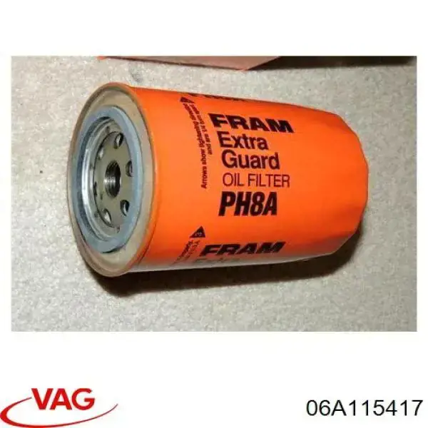 06A115417 VAG Consola do filtro de óleo