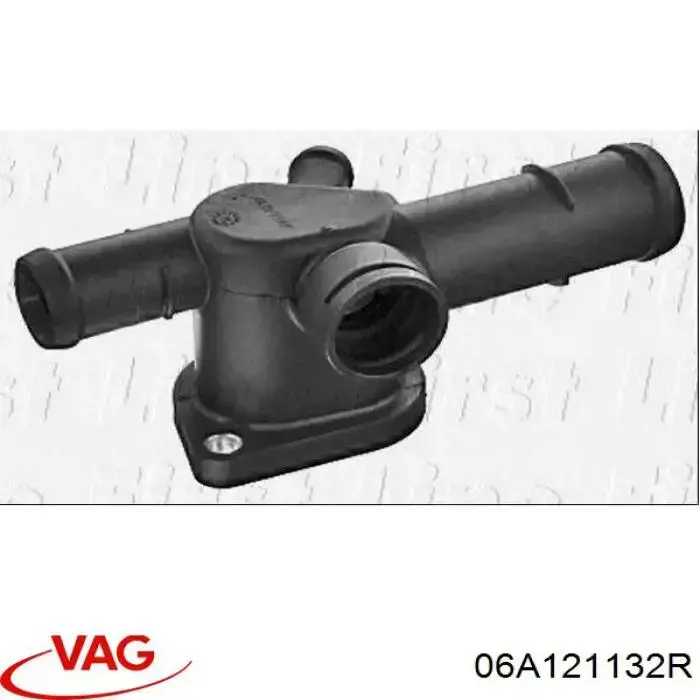 Flange do sistema de esfriamento (união em T) VAG 06A121132R preço, a partir de 8,55 USD