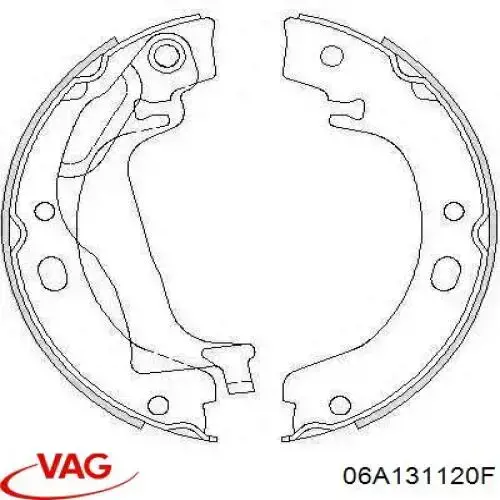 06A131120F VAG Vedante de válvula EGR de recirculação
