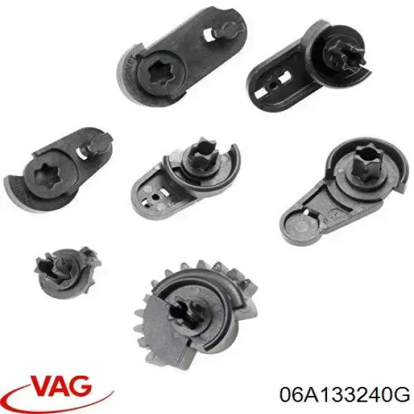 06A133240A VAG Cano derivado de ventilação de cárter (de separador de óleo)