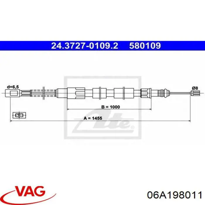 Compre 06A198011 VAG Kit inferior de vedantes de motor