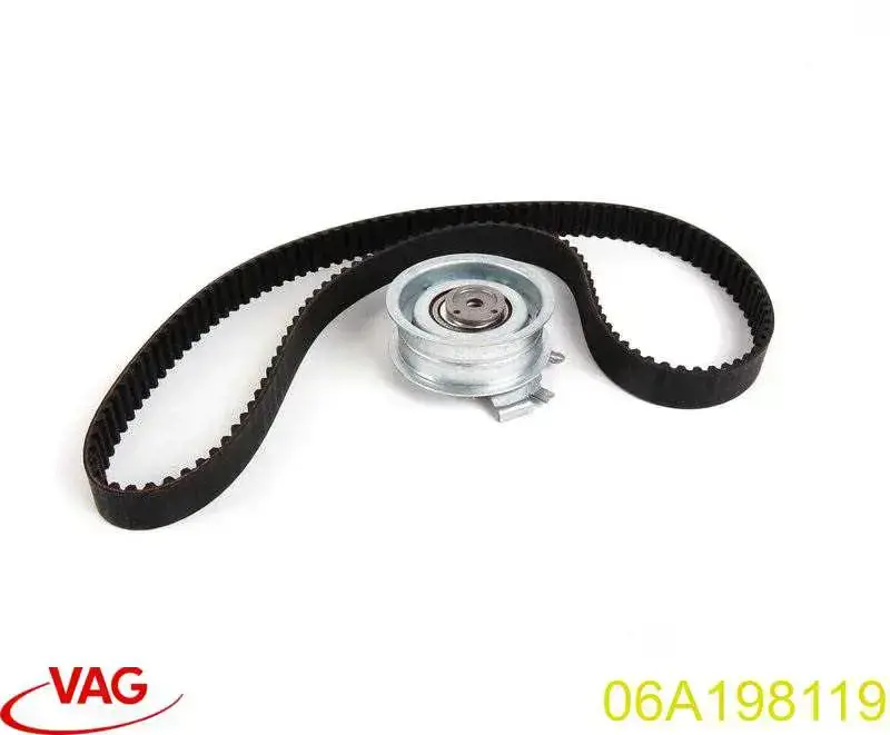 06A198119 VAG Correia do mecanismo de distribuição de gás, kit