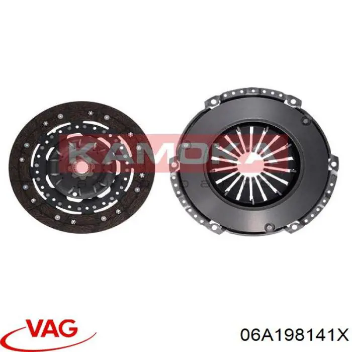 Kit de embraiagem (3 peças) VAG 06A198141X preço, a partir de 96,35 USD