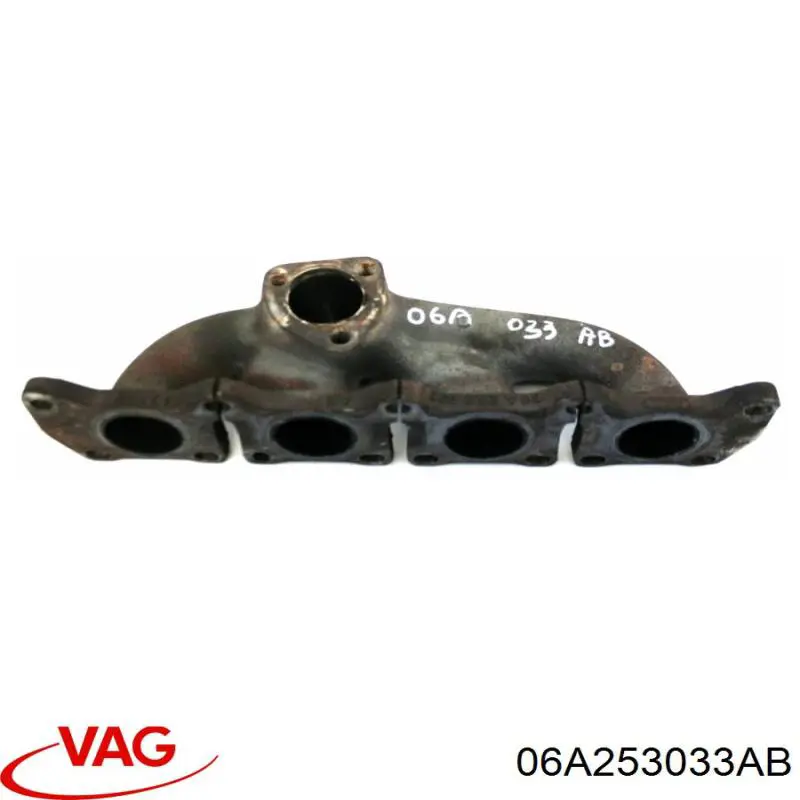 Tubo coletor de escape VAG 06A253033AB preço, a partir de 161,29 USD
