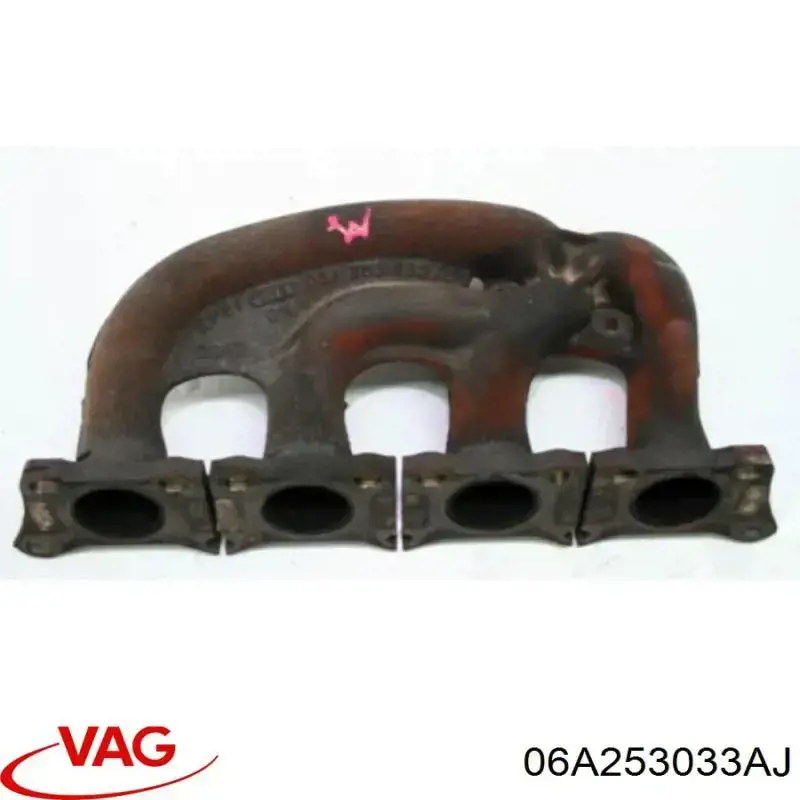 Tubo coletor de escape VAG 06A253033AJ preço, a partir de 605,15 USD