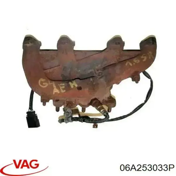 06A253033P VAG Tubo coletor de escape