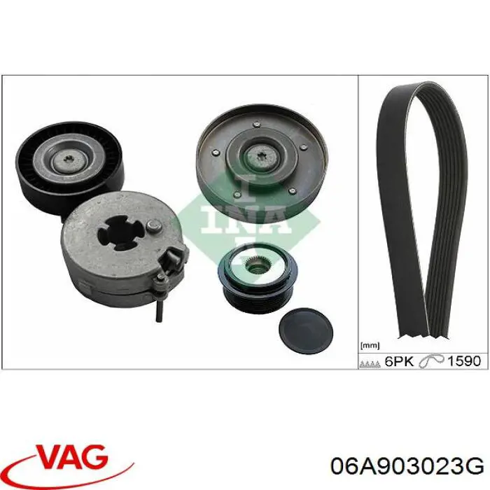06A903023G VAG Gerador