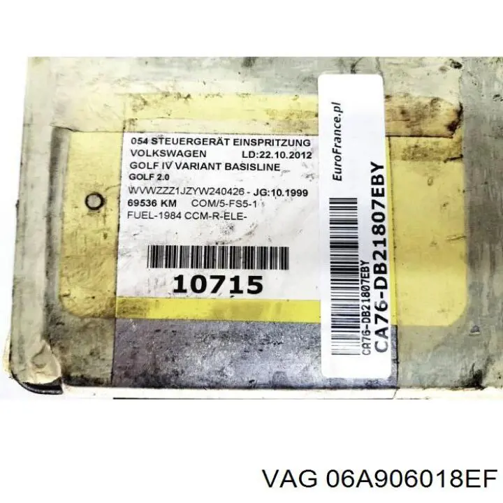 Compre 06A906018EF VAG Módulo de direção (Centralina eletrônica) de motor