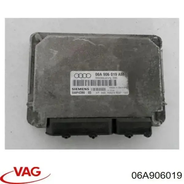 06A906019 VAG Módulo de direção (Centralina eletrônica) de motor