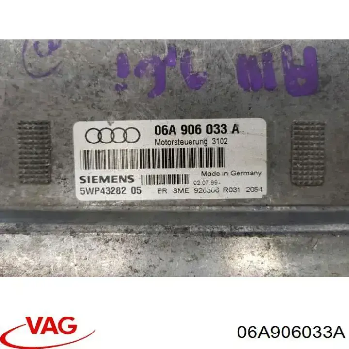 Módulo de direção (Centralina eletrônica) de motor VAG 06A906033A preço, a partir de  USD
