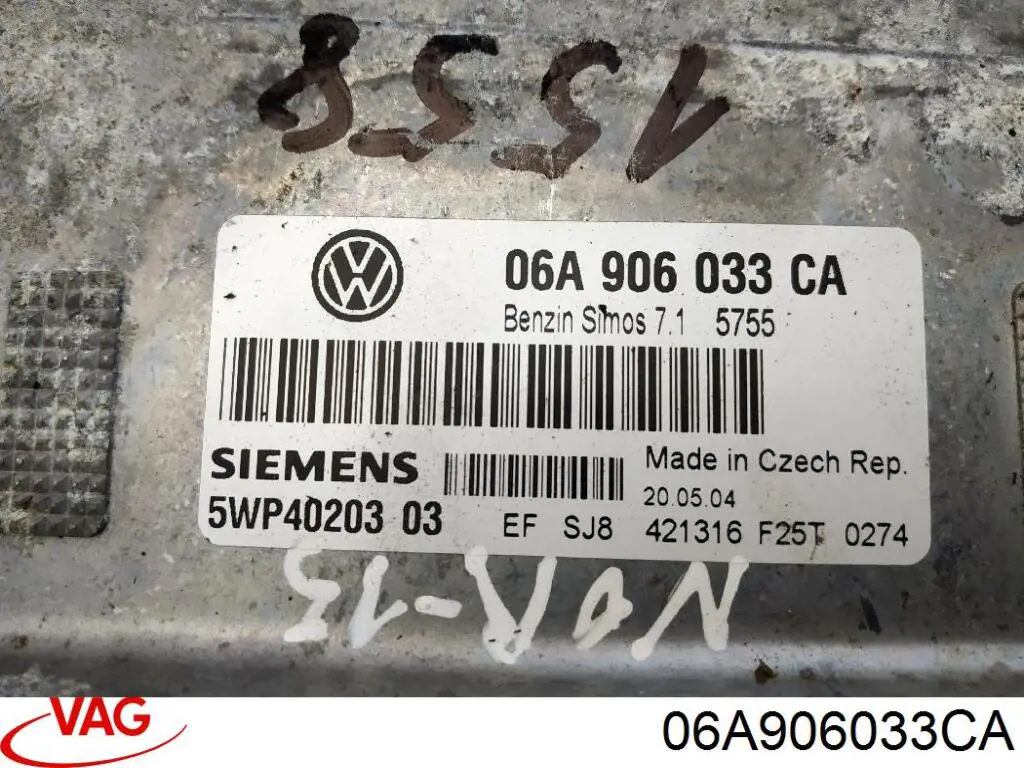 Módulo de direção (Centralina eletrônica) de motor VAG 06A906033CA preço, a partir de 125,99 USD