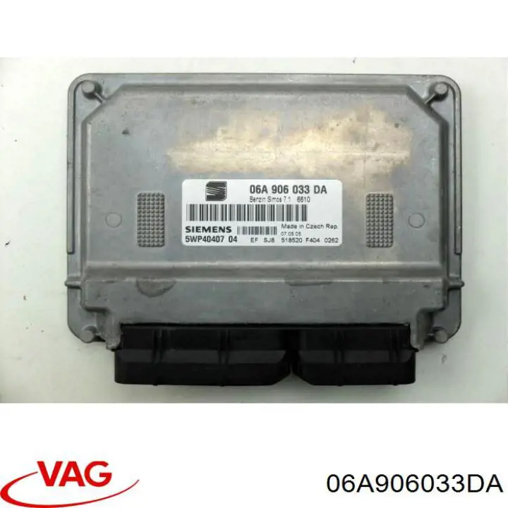 06A906033DA VAG Módulo de direção (Centralina eletrônica) de motor