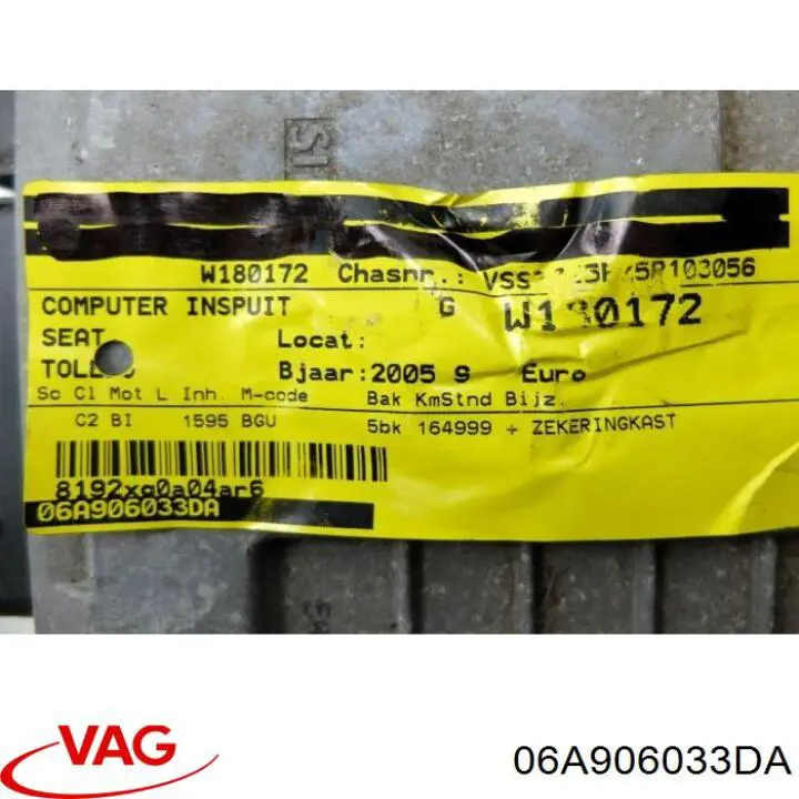 Módulo de direção (Centralina eletrônica) de motor VAG 06A906033DA preço, a partir de 161,74 USD