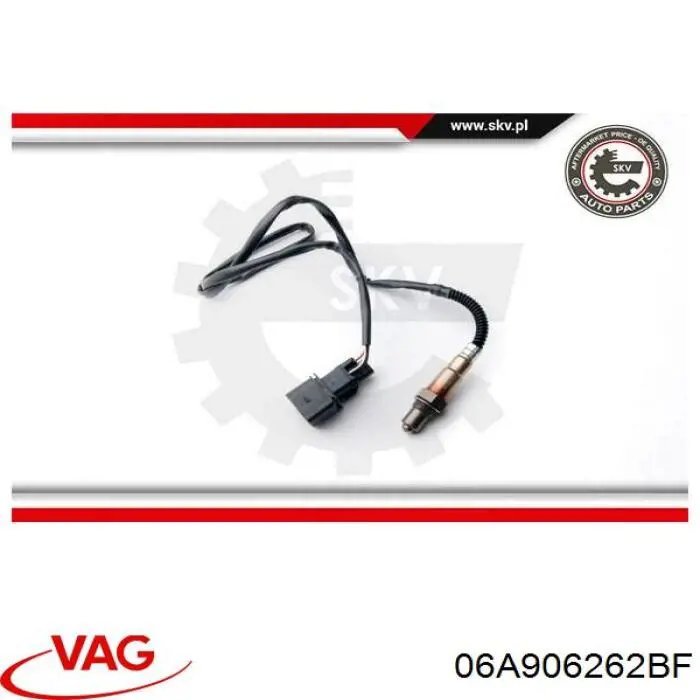 Compre 06A906262BF VAG Sonda lambda, sensor de oxigênio até o catalisador