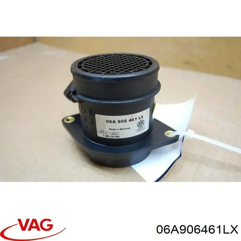 Compre 06A906461LX VAG Sensor de fluxo (consumo) de ar, medidor de consumo M.A.F. - (Mass Airflow)