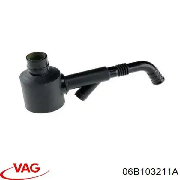 Compre 06B103211A VAG Cano derivado de ventilação de cárter (de separador de óleo)