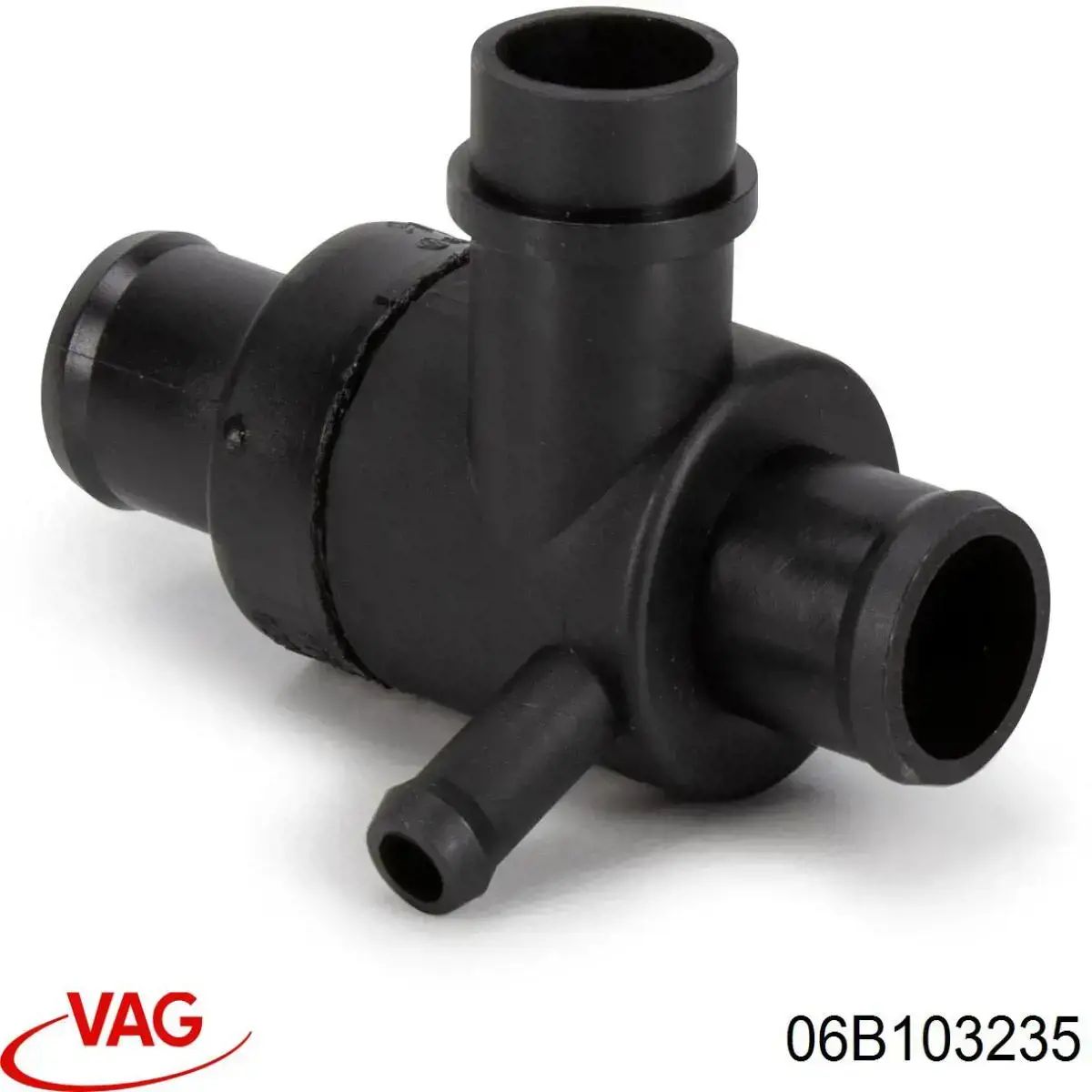06B103235 VAG Cano derivado de ventilação de cárter (de separador de óleo)