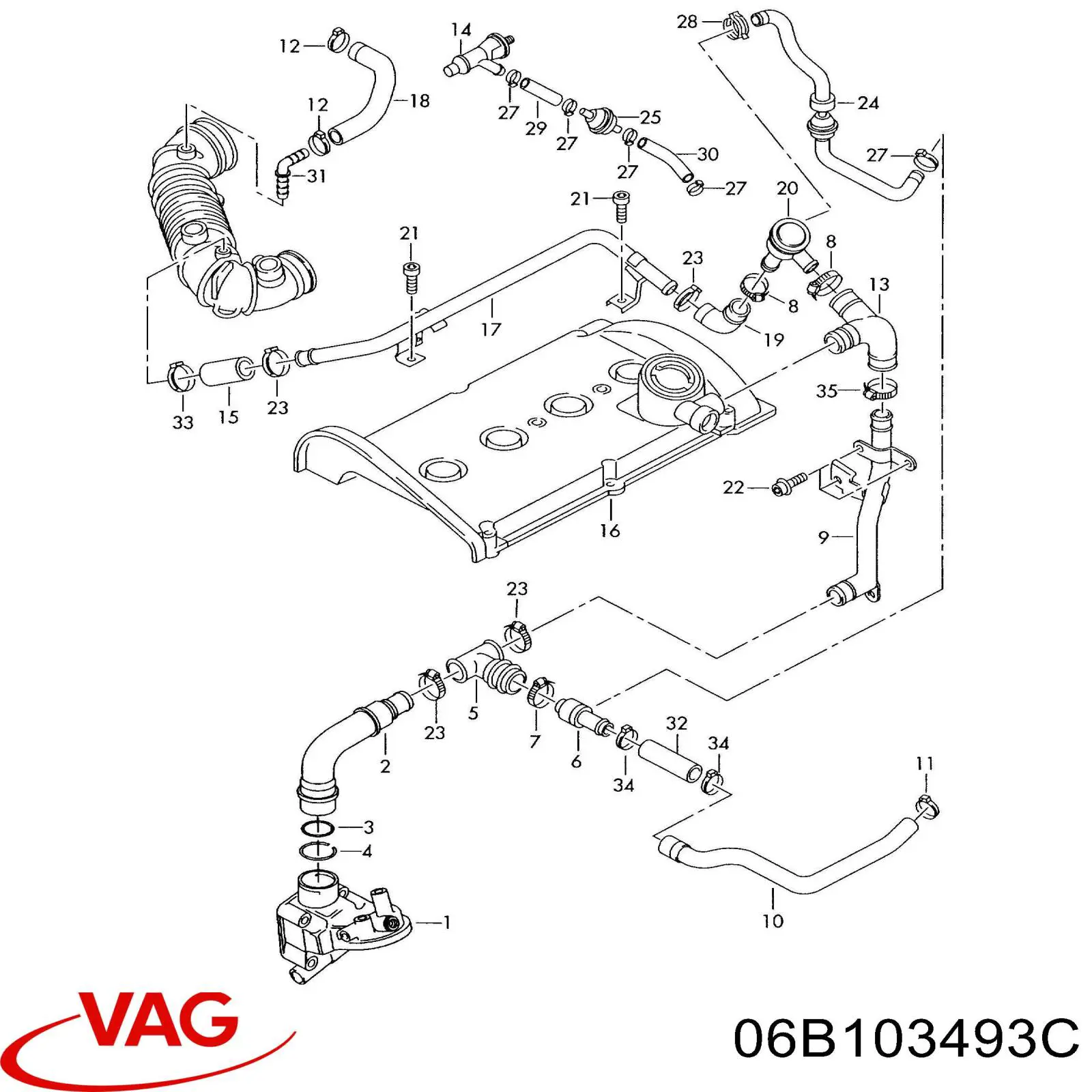  VAG 06B103493C preço, a partir de 52,00 USD